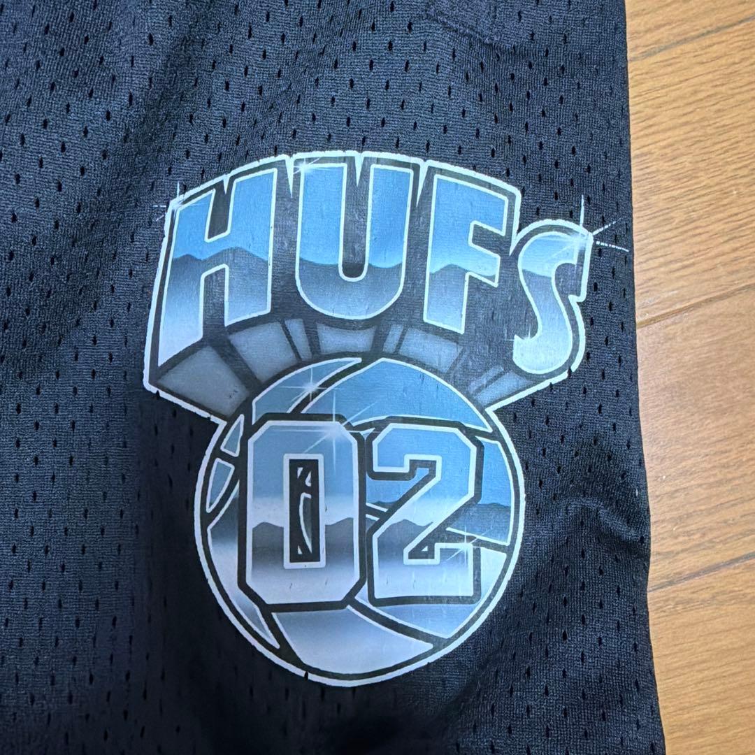 HUF 22 バスケットボールパンツ 黒　Lサイズ