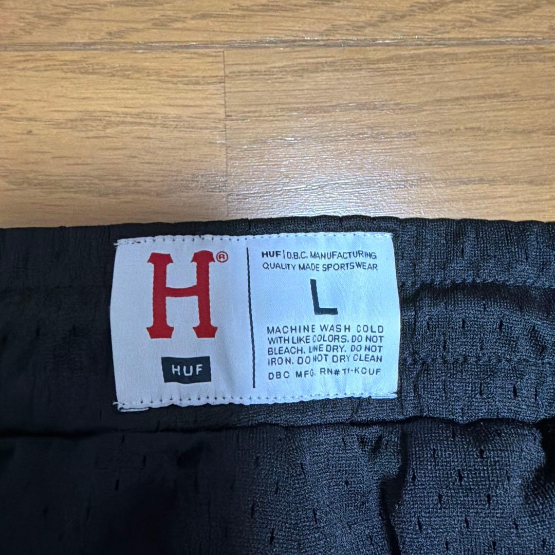 HUF 22 バスケットボールパンツ 黒　Lサイズ