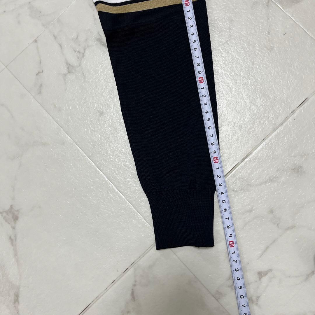 ⭐️美品⭐️パーリーゲイツ、ゴルフ薄ニットパーカー⭐️レディース、【9号】ブラック
