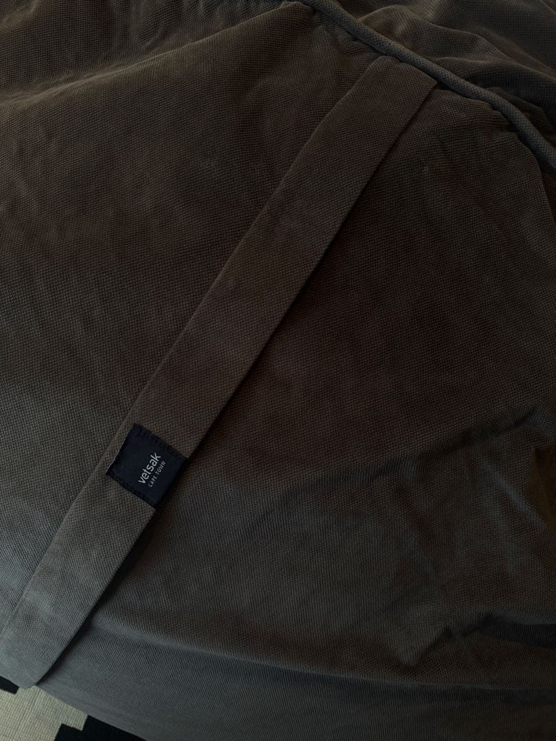 vetsak large フェットサック ラージ ダークグレー ベルベット