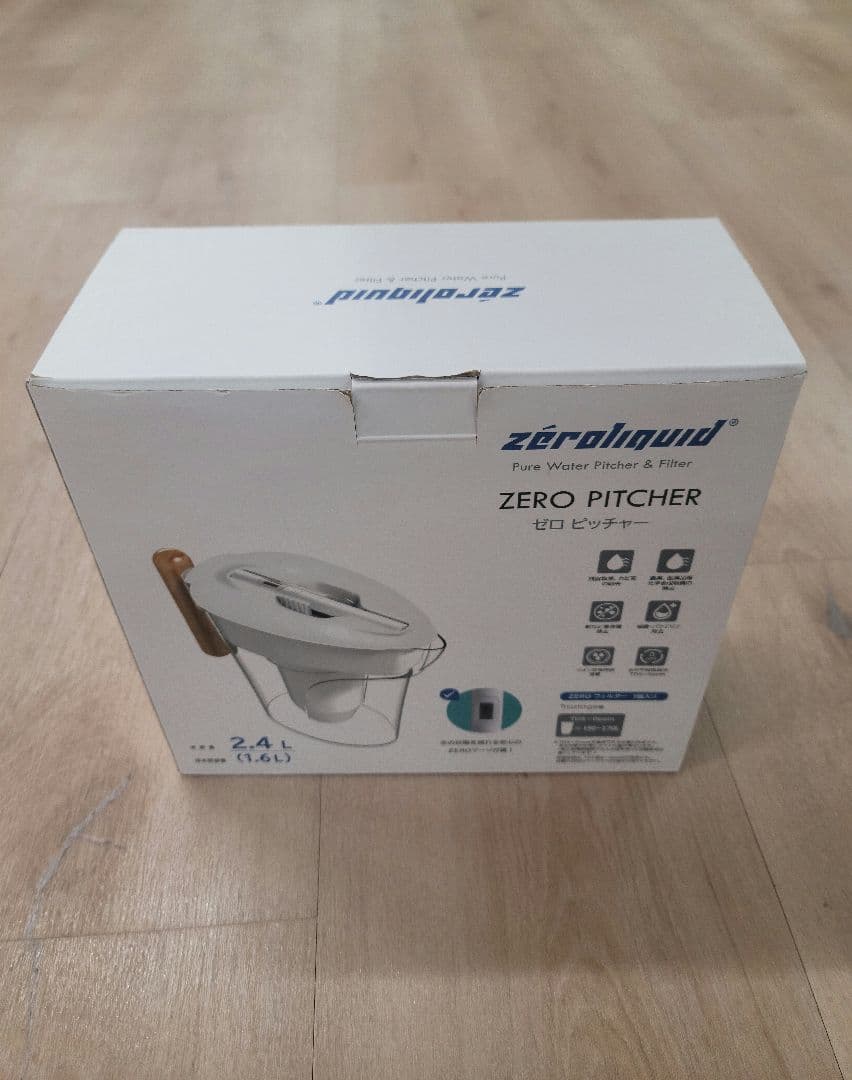 【新品・未使用】ＺＥＲＯピッチャー ６層浄水フィルター搭載