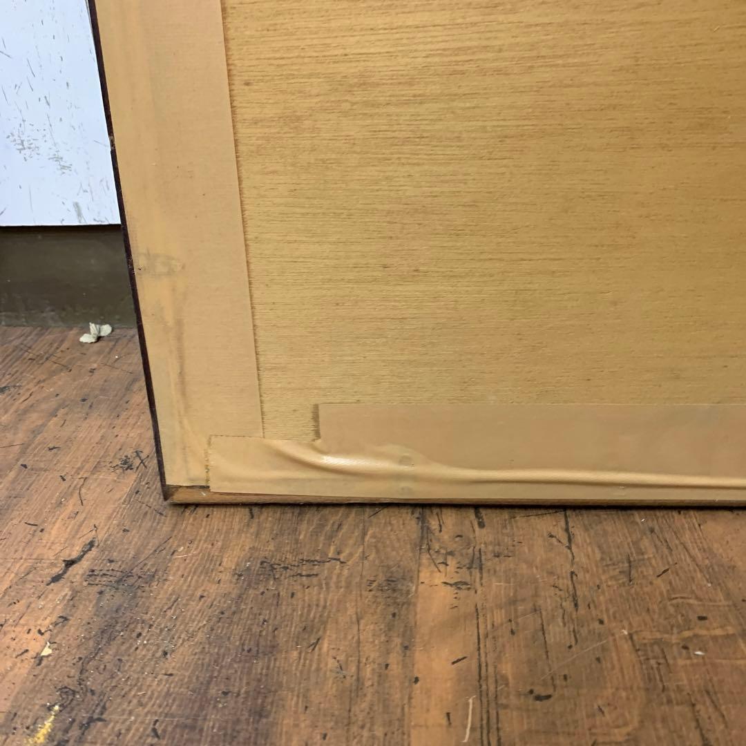 【縁起物・希少】立体 額装 貝細工 夫婦鶴 壁飾り 昭和レトロ 豪華装飾枠