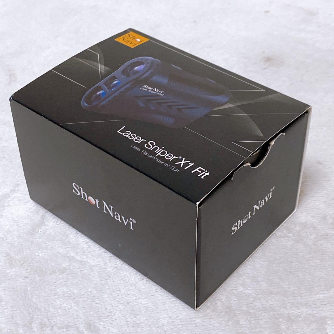 美品　ショットナビ　レーザースナイパーX1 Fit　ブラック　収納ケース・箱付