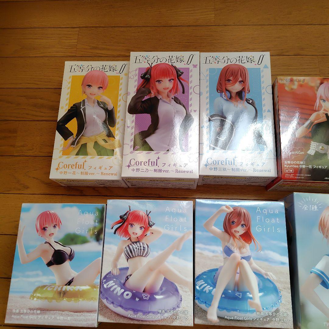 五等分の花嫁　フィギュア　中野一花 中野二乃　中野三玖