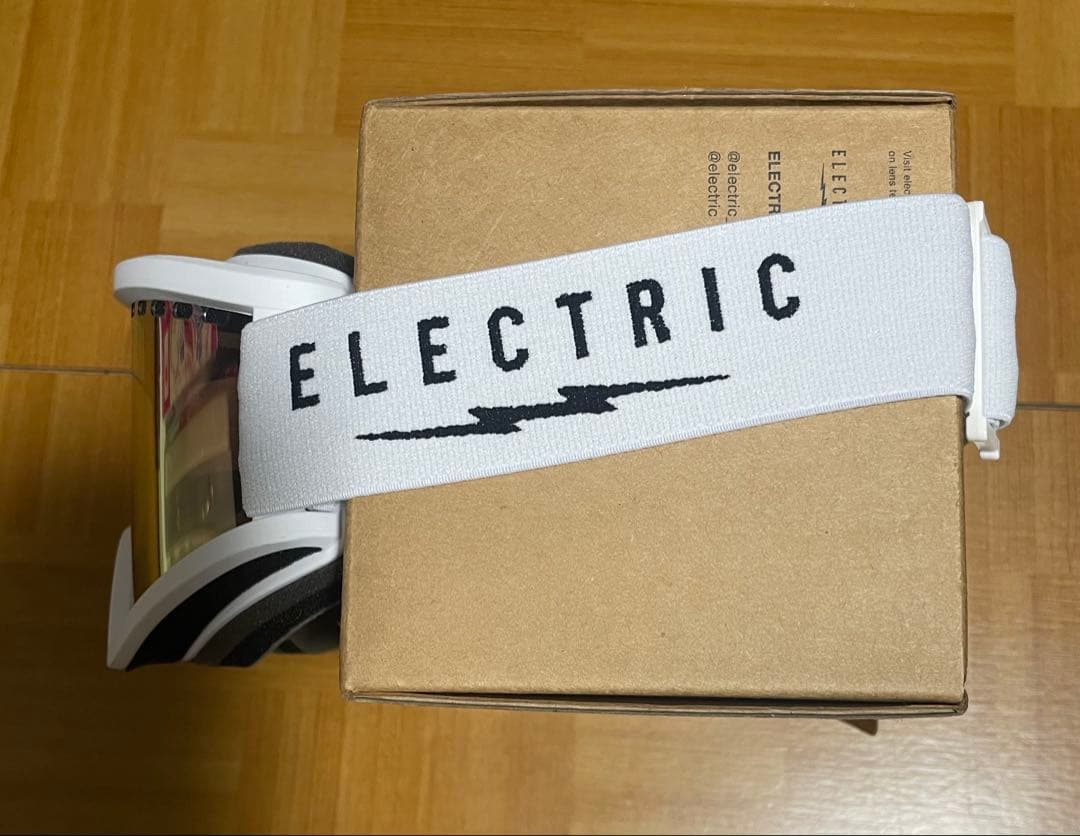 新品未使用ELECTRIC EG-V MATTE WHITEピンクハイコンレンズ