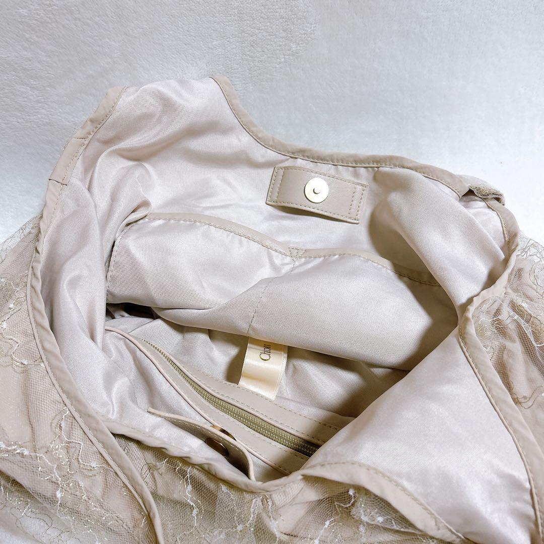 JAL限定品✨️Chacott チャコット チュチュバッグ トートバッグ 総レース