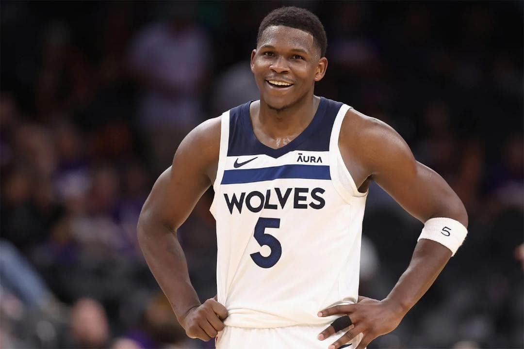 【新品】NBA ウルブズ アンソニー・エドワーズ ユニフォーム 白 S
