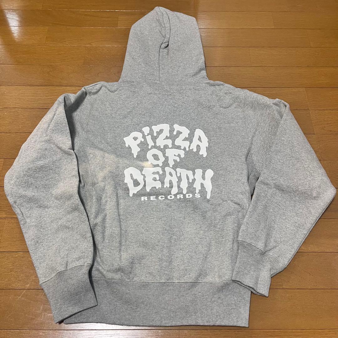 PIZZA OF DEATH ジップアップフーディ グレーS新品未使用