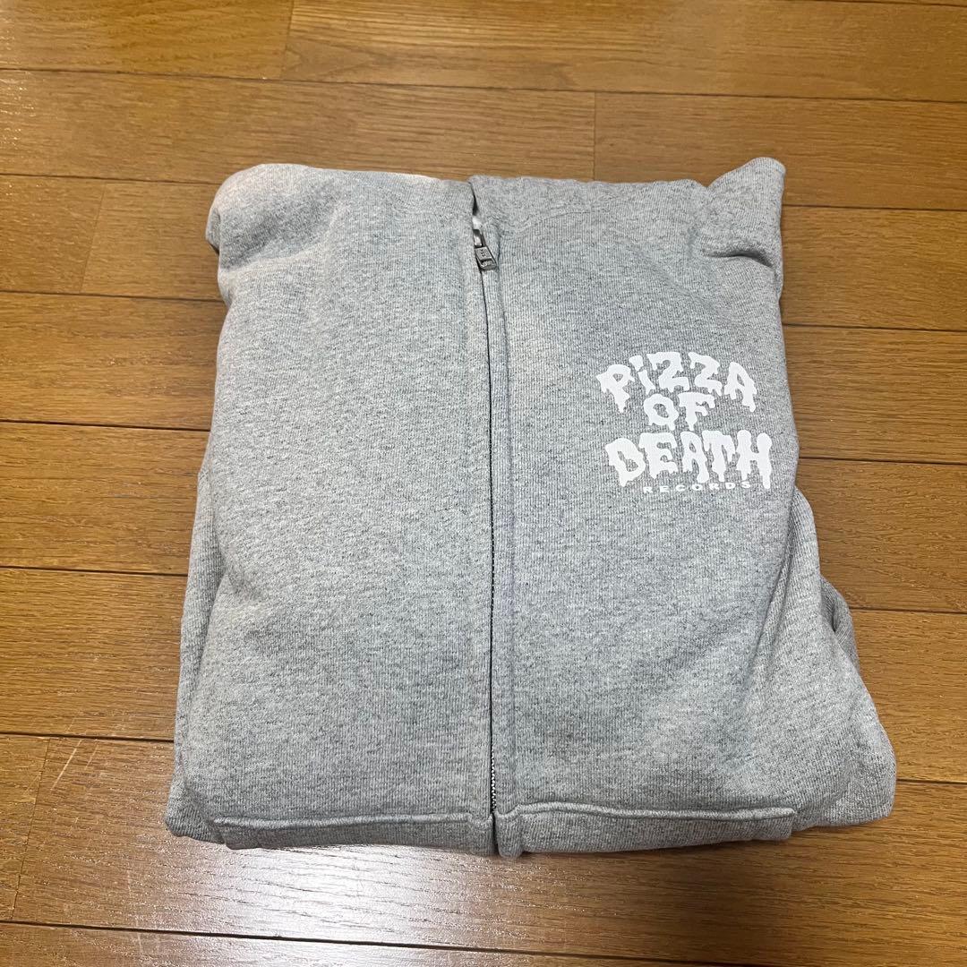 PIZZA OF DEATH ジップアップフーディ グレーS新品未使用