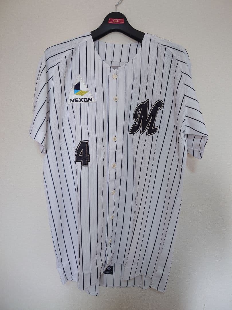ふ*ー様 千葉ロッテマリーンズ 荻野貴司 ホーム ユニフォーム フリーサイズ デ