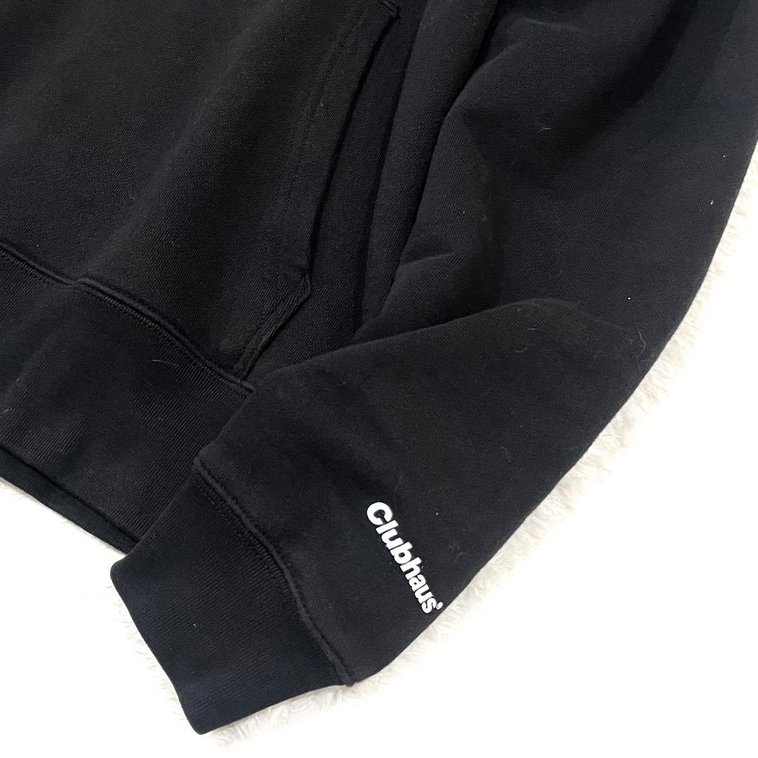 【CLUBHAUS×ADRESS】 コラボ フーディー BK サイズ5 XL
