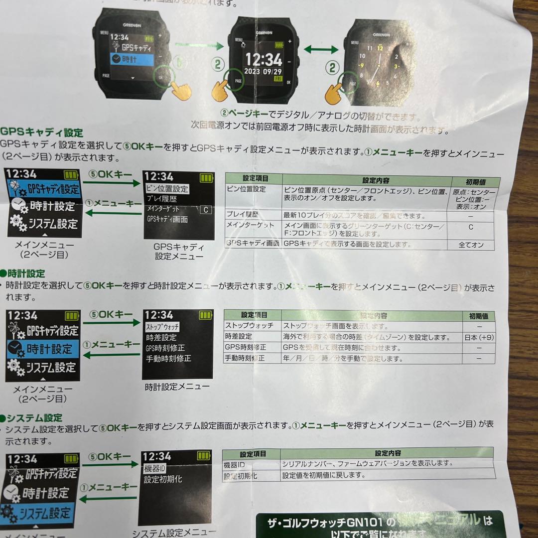 グリーンオン、ゴルフナビ　値下げしました。