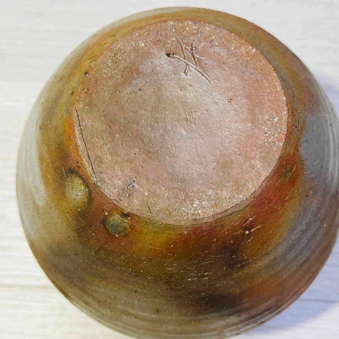 備前焼　丸型　花器？