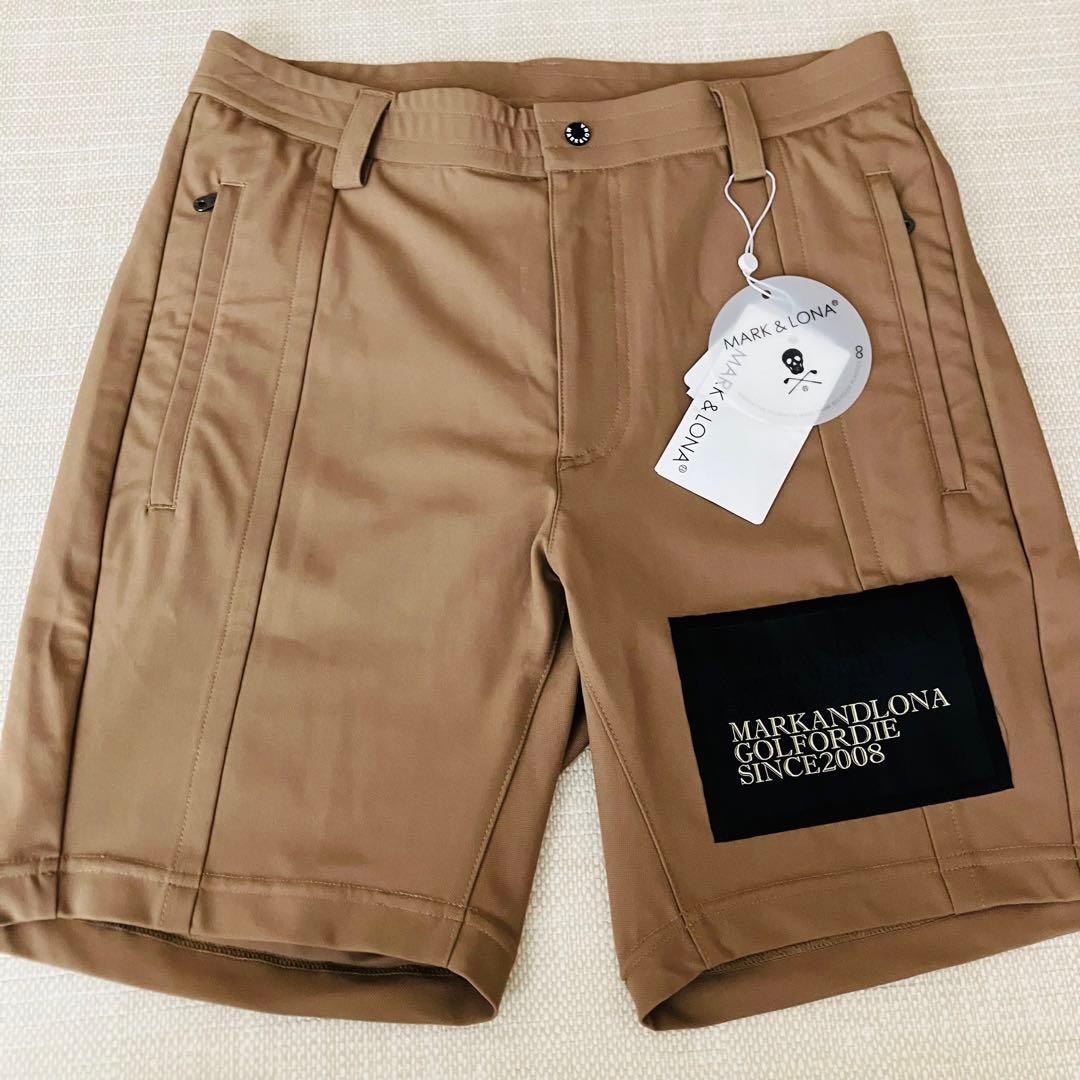 【新品タグ付】マークアンドロナ ハーフパンツ ゴルフ ロゴ 24年モデル 44
