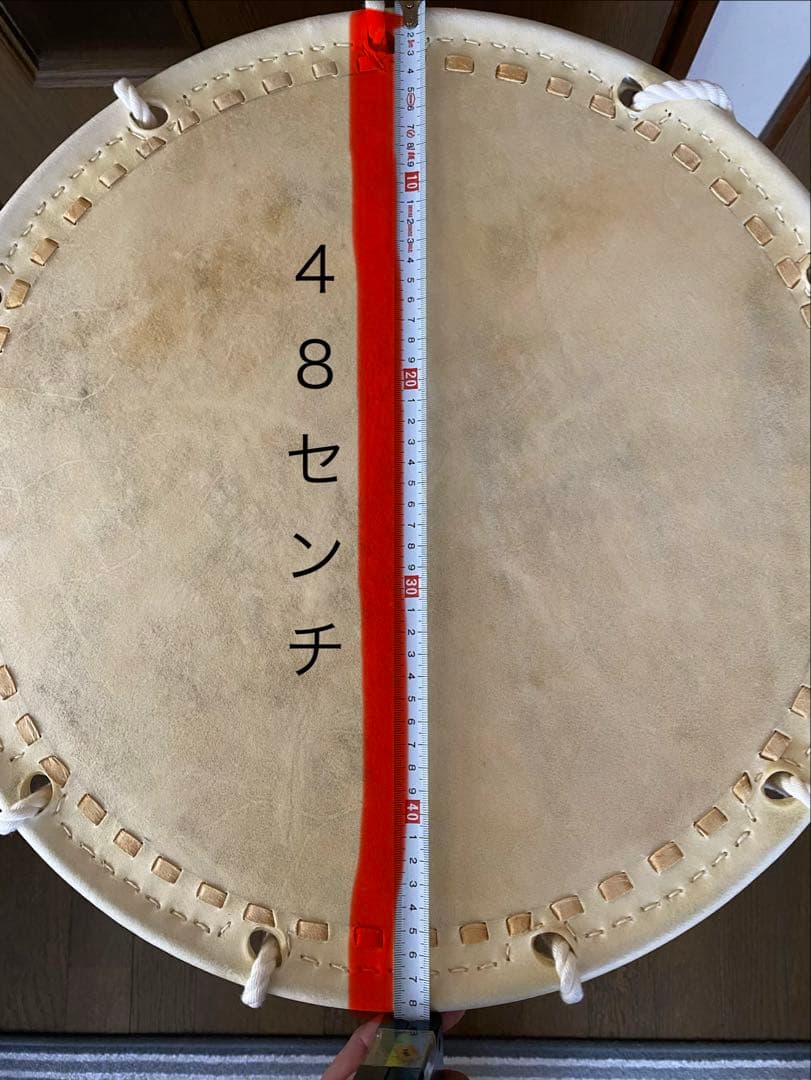 担ぎ桶太鼓・お山参詣用(新品長期保管品)ケース付き
