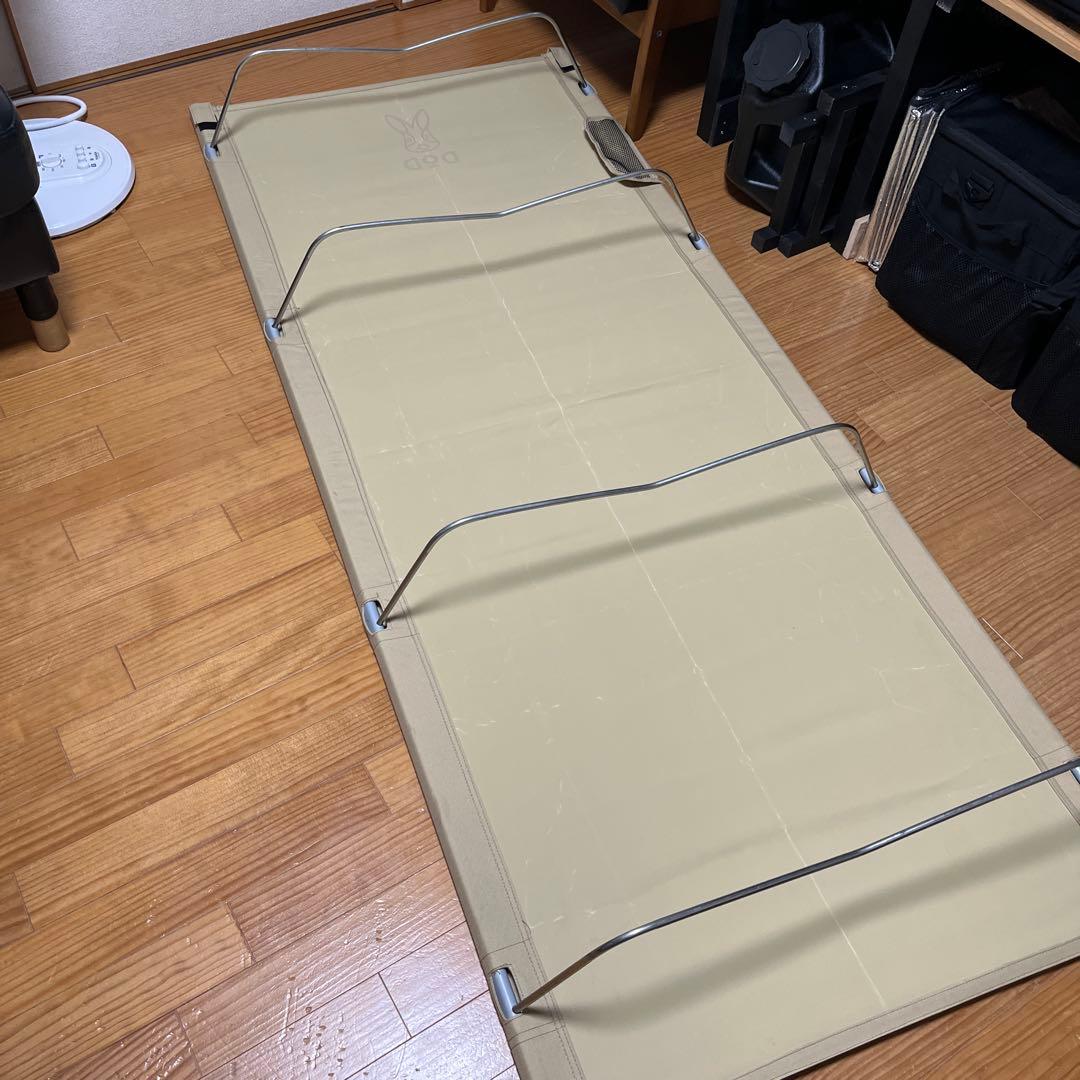 DOD コット タンカラー収納袋付き
