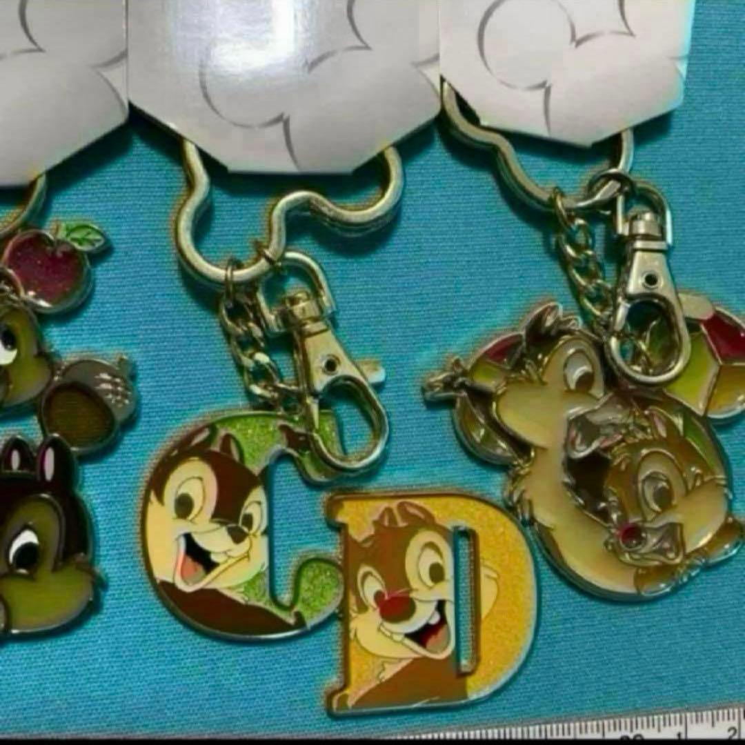 ディズニー　チップ＆デール　キーチェーン　4個セット