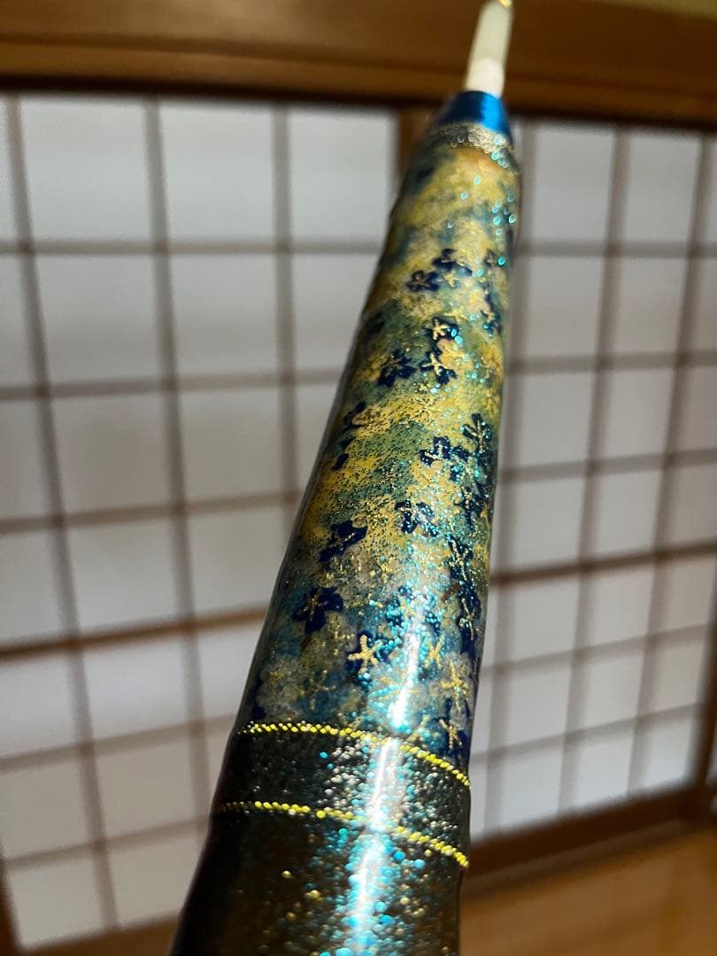 [ふらんく］伊勢海老竿　約　144cm 抜き差し仕様　和柄