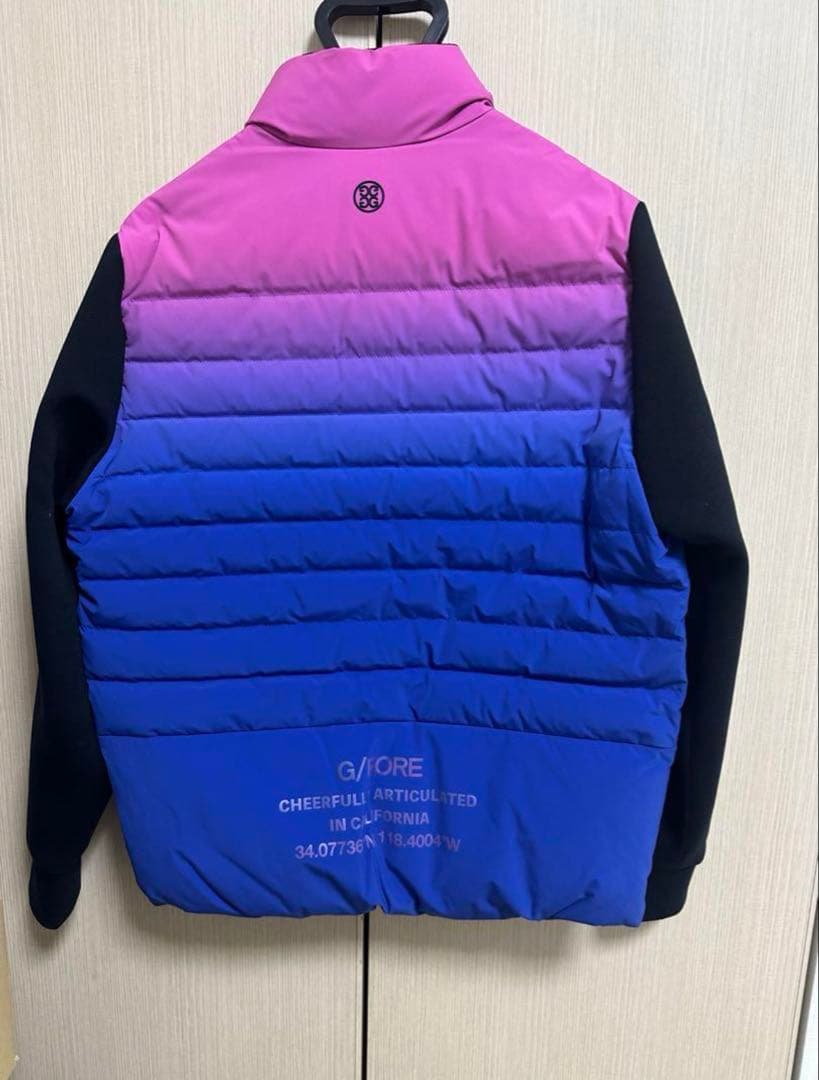 【美品】ジーフォア G/FORE グラデーション ダウンジャケット Mサイズ相当