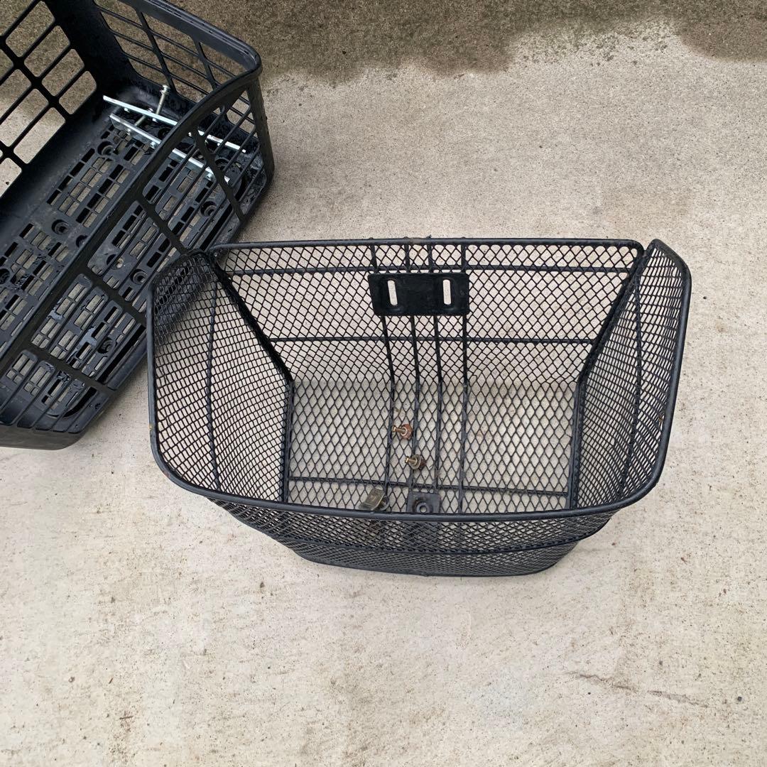 自転車カゴ　3点セット