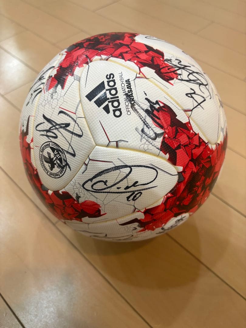 Jリーグ公式サッカーボール サイン入り 2017年ヴァンフォーレ甲府サインボール