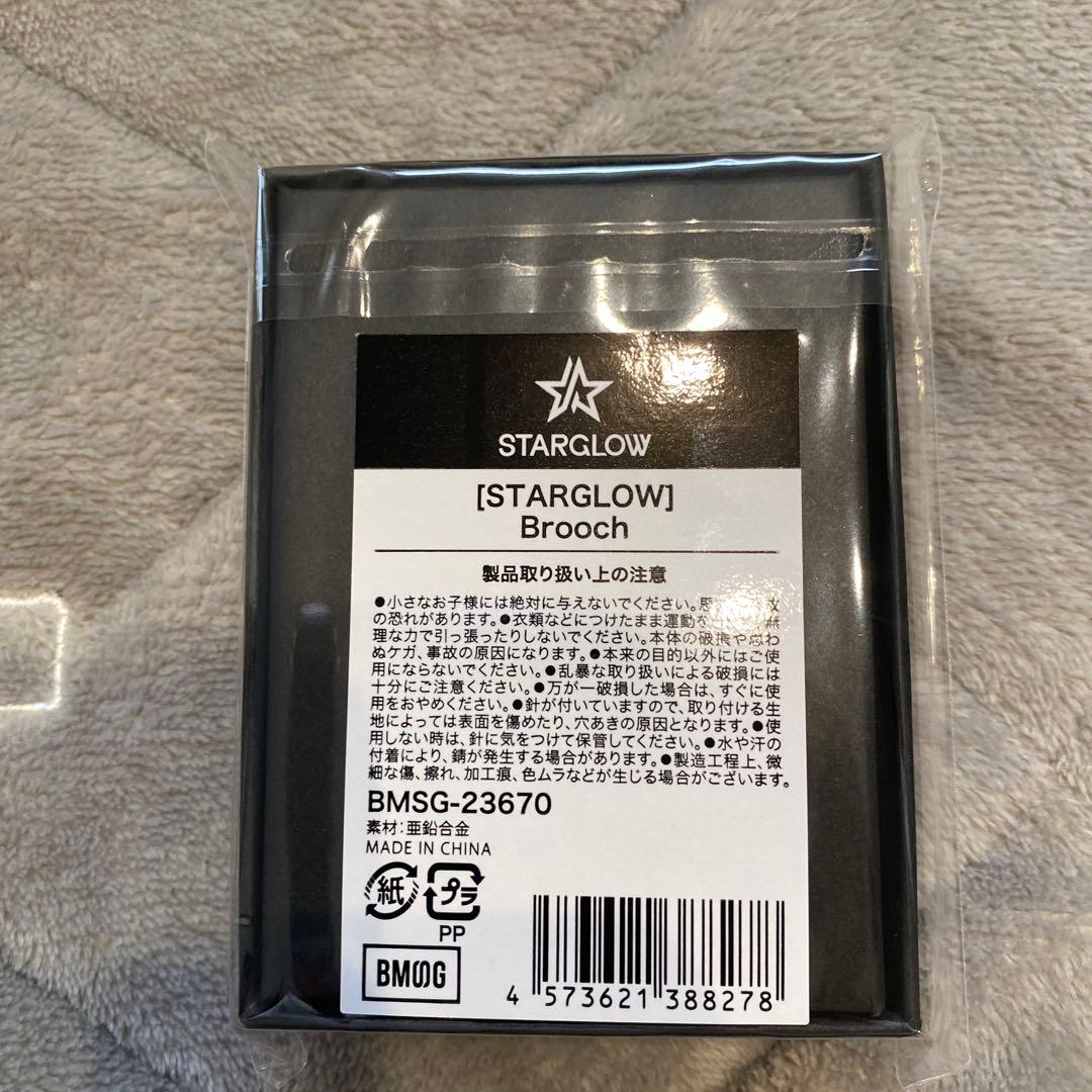 STARGLOW TシャツMサイズ、タオル、ブローチ