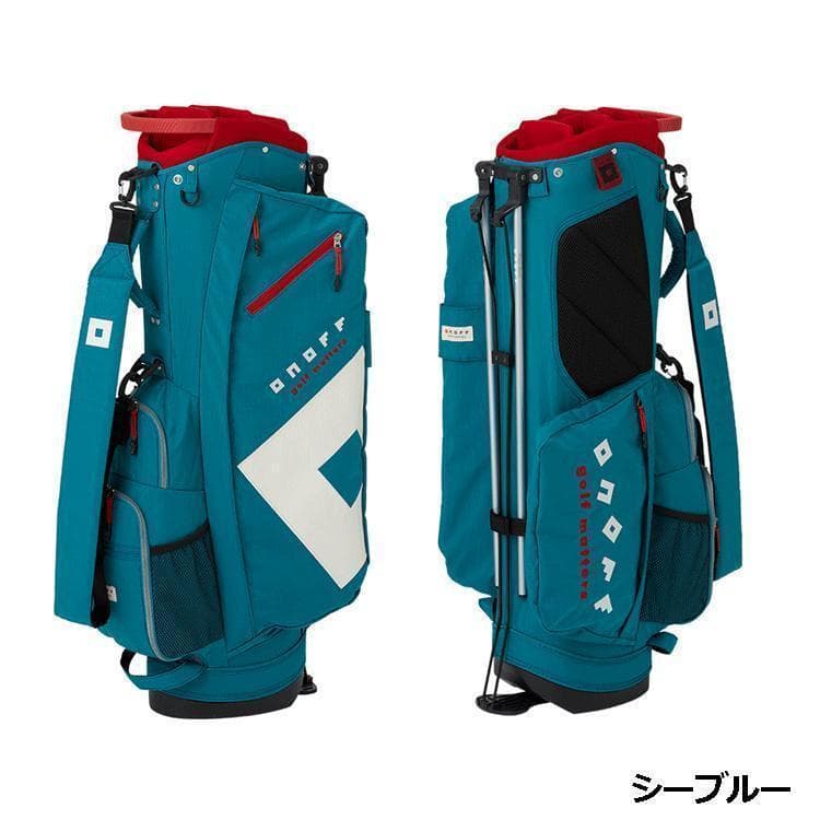 新品 ONOFF オノフ キャディバッグ スタンド OB0324 シーブルー