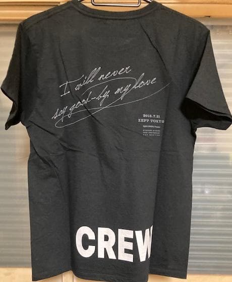 氷室京介 30th REVOLVER! メーセージ入りCREWTシャツ! 新品!
