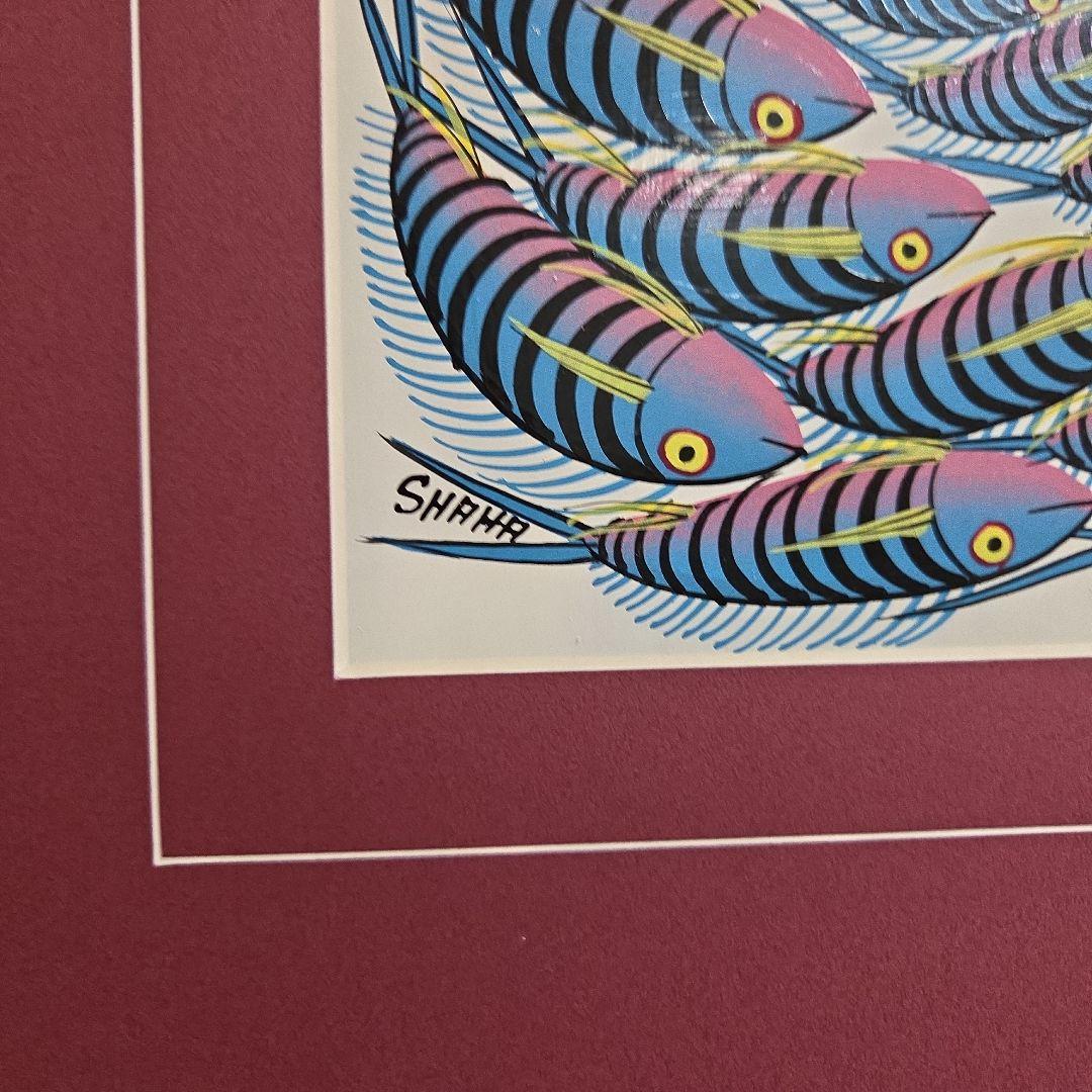 Tanzania Tingatinga Shaha 海の仲間たち