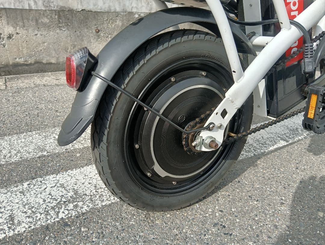 折りたたみ電動アシスト自転車 カスタム LEDリモコン付