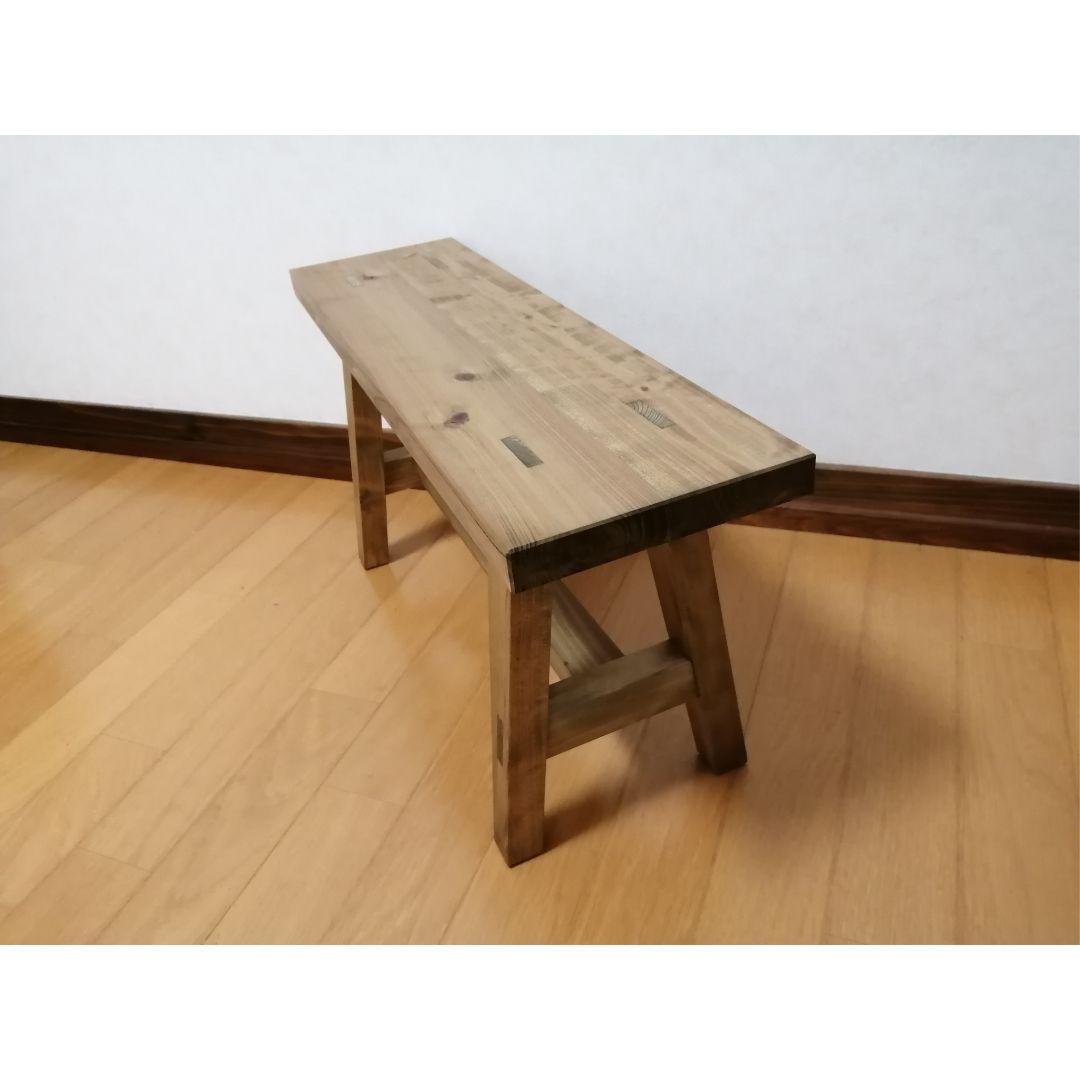 木製フラワースタンド　花台　幅60cm×高さ30cm　スツール　ベンチ　水槽台