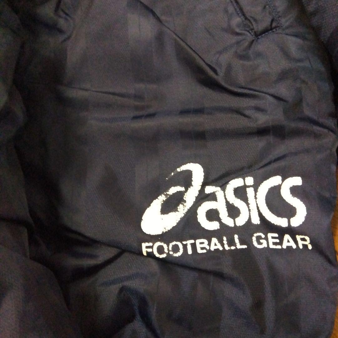 未使用　メンズasics ウィンドブレーカー 上下セット　ネイビー