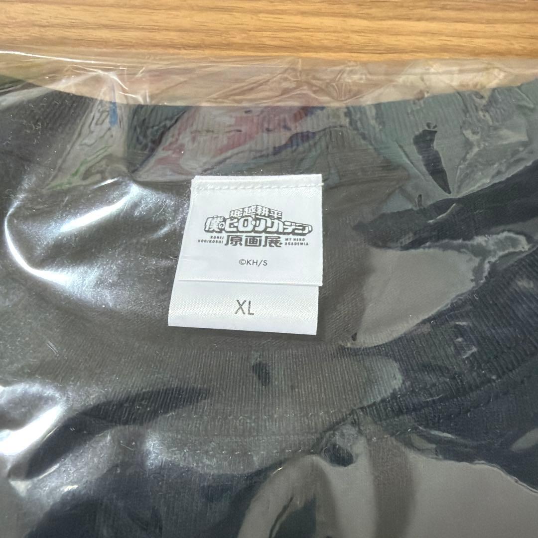 ヒロアカ 原画展 緑谷出久 爆豪勝己 Tシャツ XL