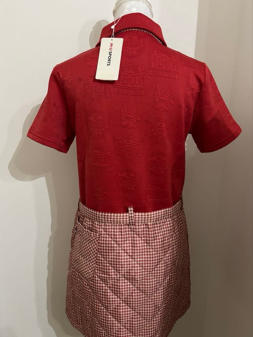 新品☆MU SPORTS ギンガムチェックワンピース