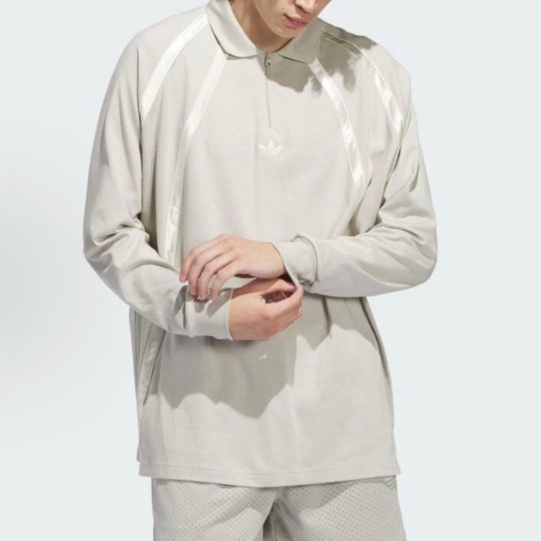 海外限定XL ADIDAS ラグビー ポロTシャツ グレー　IR6379
