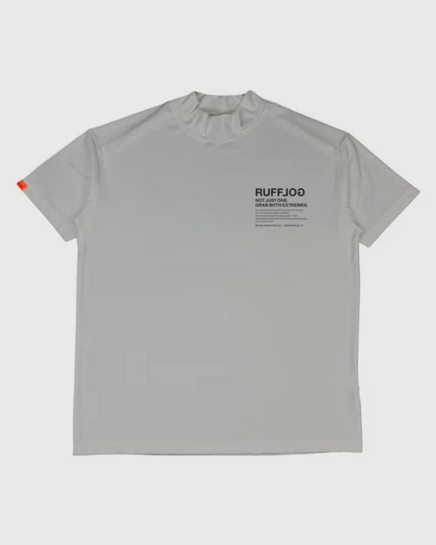 新作RUFFLOG SQUARE LOGO MOCK NECK SHIRTS L