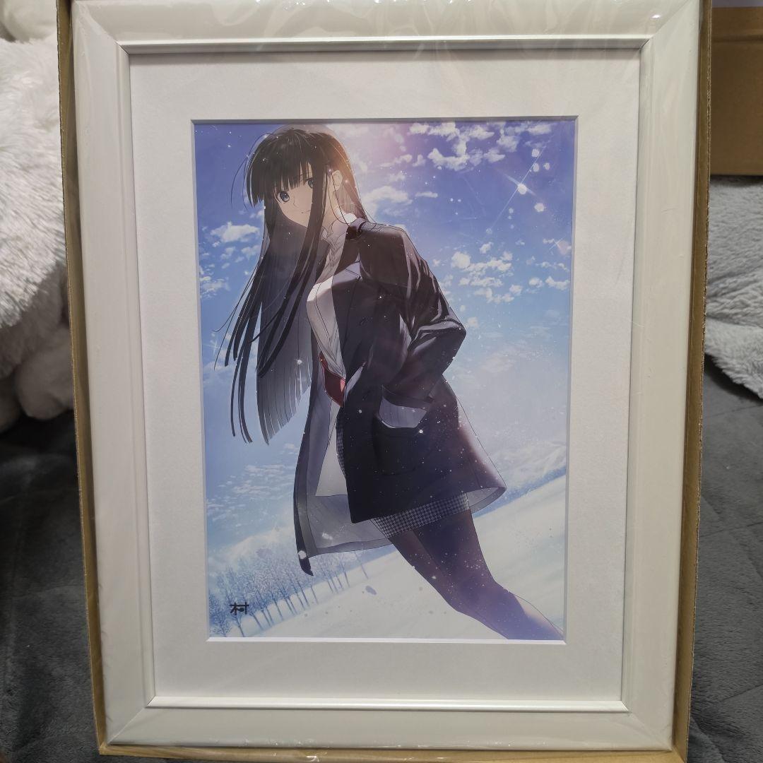 WHITE ALBUM2⬛︎箔押しサイン入り描き下ろし複製原画　冬馬かずさ
