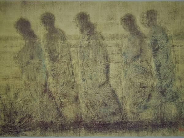 平山郁夫、【天山南路（昼）】、希少・豪華画集画、新品高級額・額装付