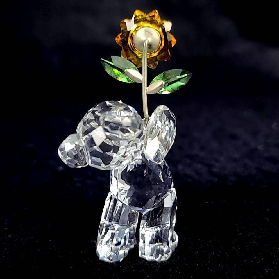 ●美品♪スワロフスキー　クリスベア　ひまわり　箱つき　842934 9