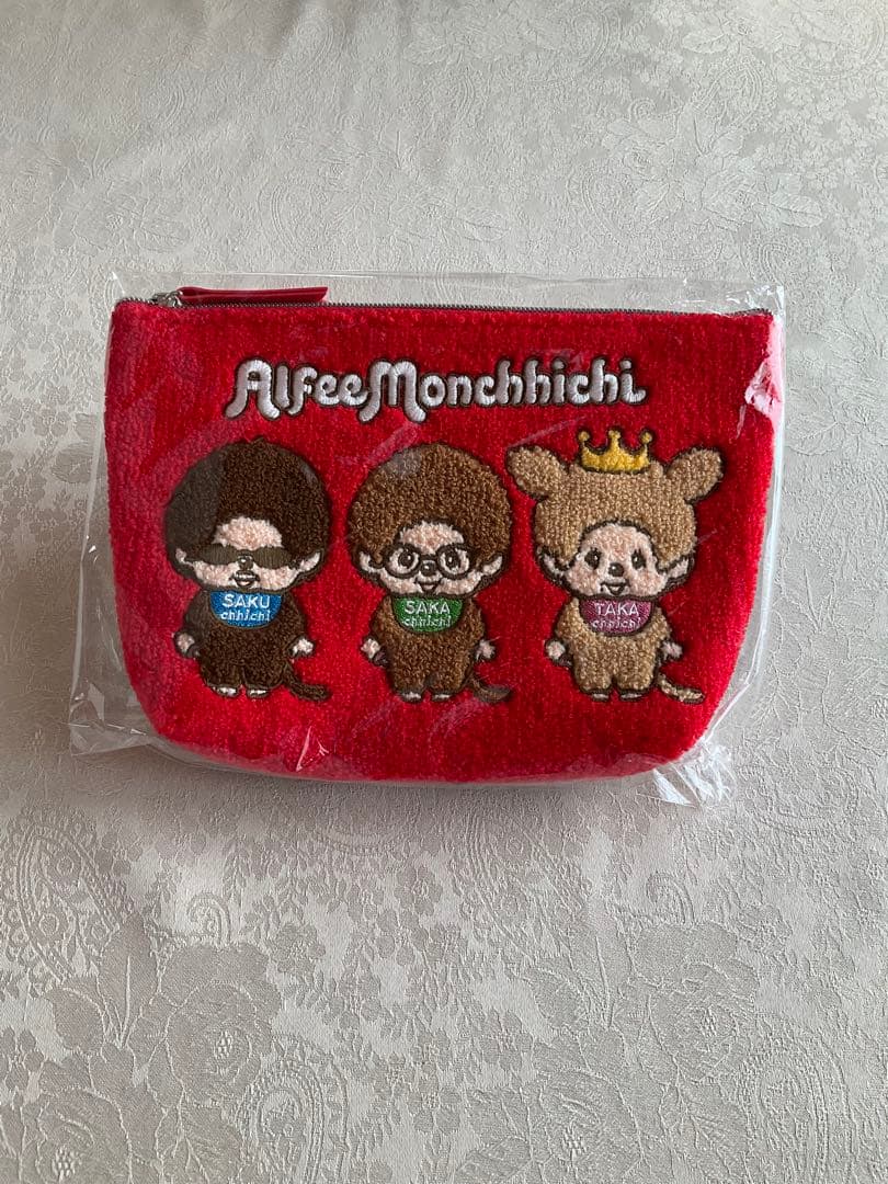 THE ALFEE Anniversary モンチッチ刺繍ポーチ　未使用品