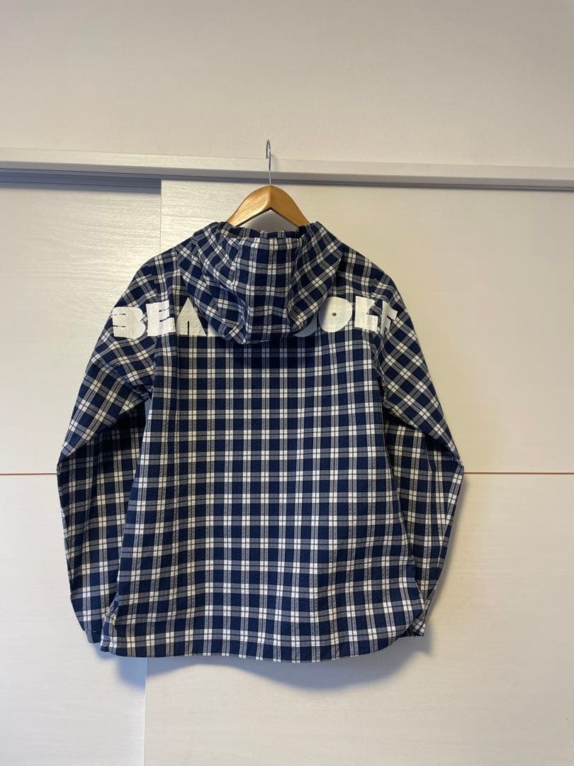 【BEAMS GOLF】レディース ブルーチェック ブルゾン ジャケット L