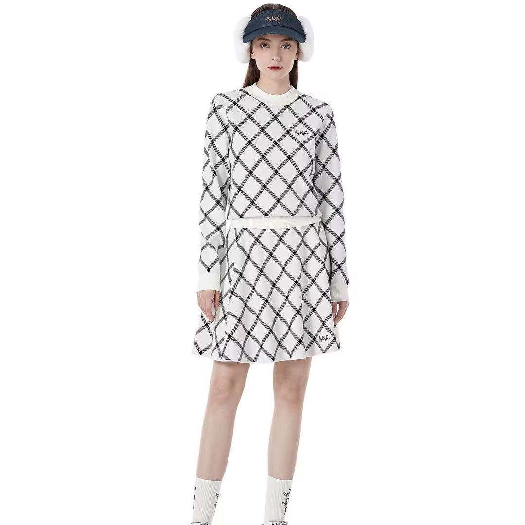 A.P.C ゴルフレディース セーター トップススカート2点セット