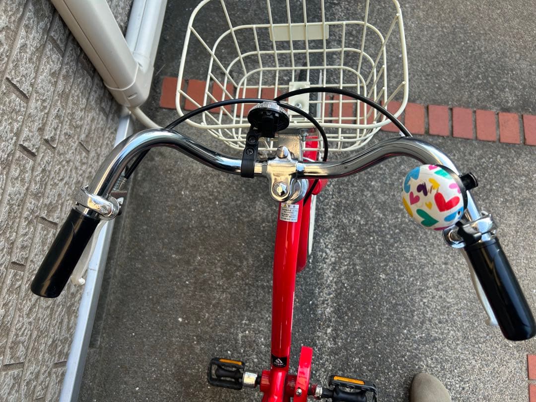 吉祥寺エリア　自転車　18インチ　赤　子供　小学生　キッズ　アサヒサイクル