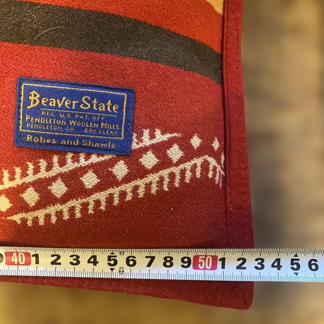 PENDLETON Beaver State 幾何学模様ウールクッション