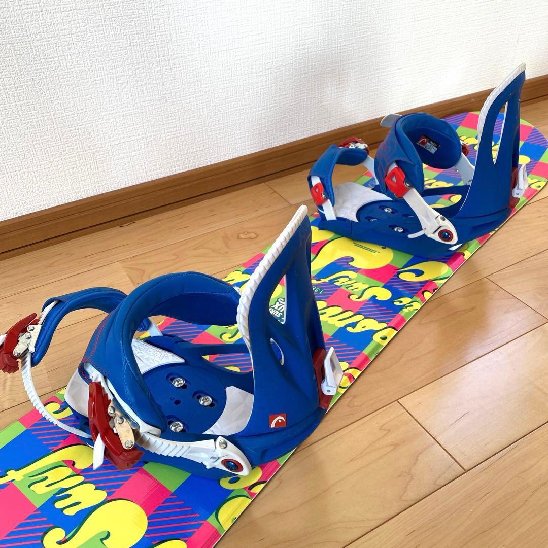 スノーボード　コスミックサーフ138cm ビンディング　ヘッドMサイズ　送料込