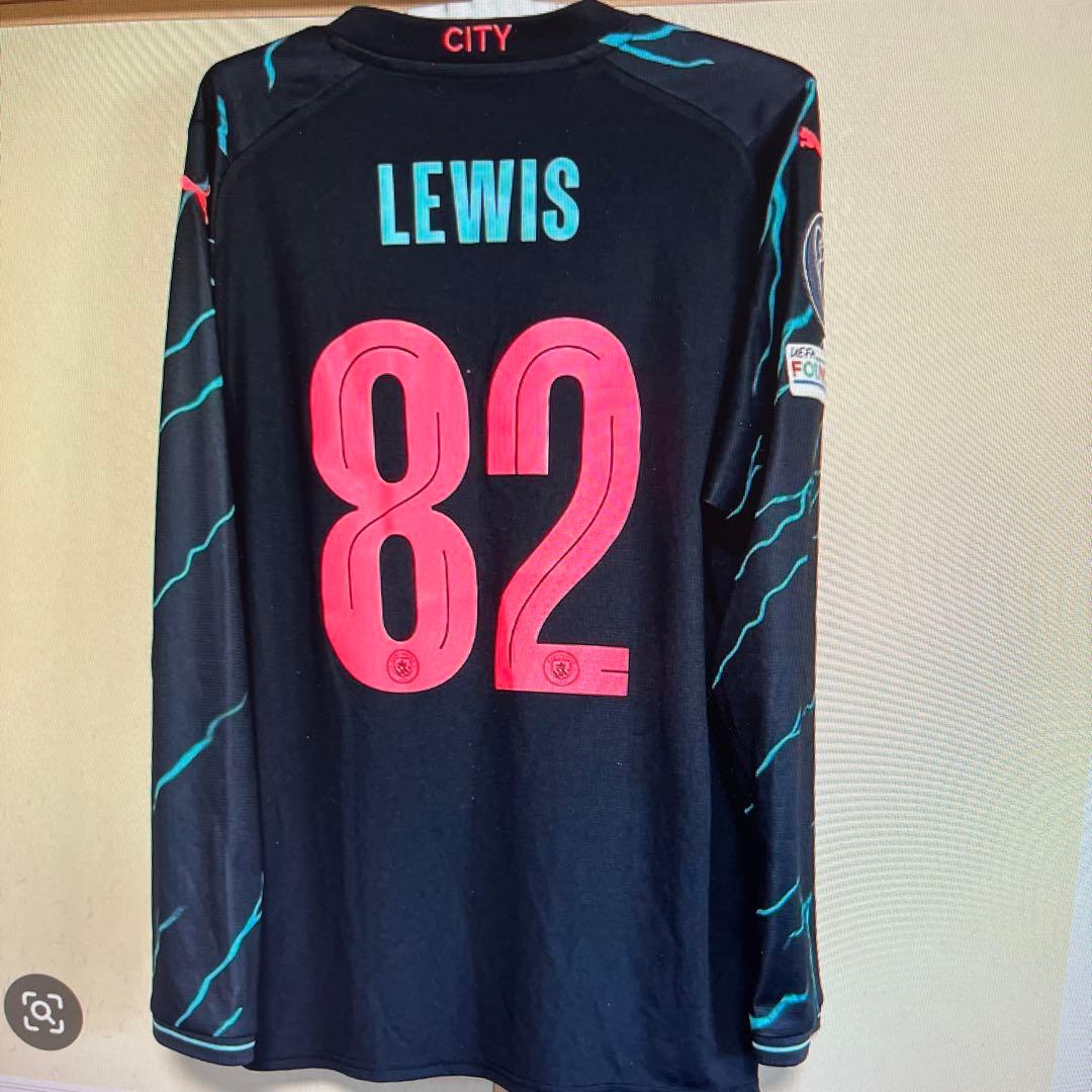 美品マンチェスター・シティ LEWIS 82 長袖シャツ　PUMA サイズL