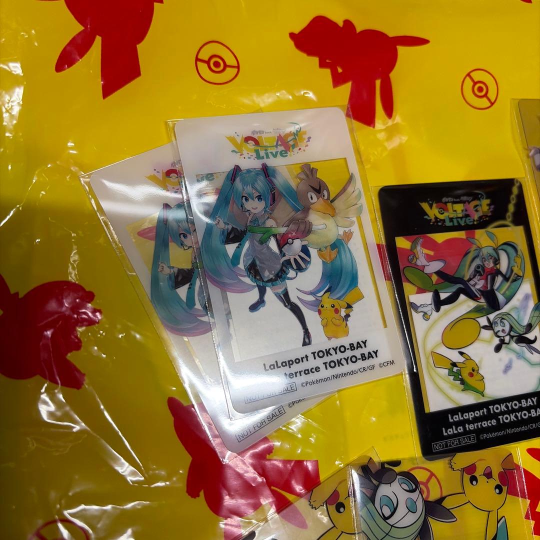 全9枚 ポケモン 初音ミク ポケミク ららぽーと 特典 クリアカード 全5種