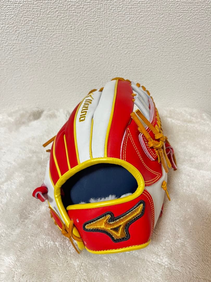 ミズノプロ　軟式　野球　内野手用　グラブ　勝色collection