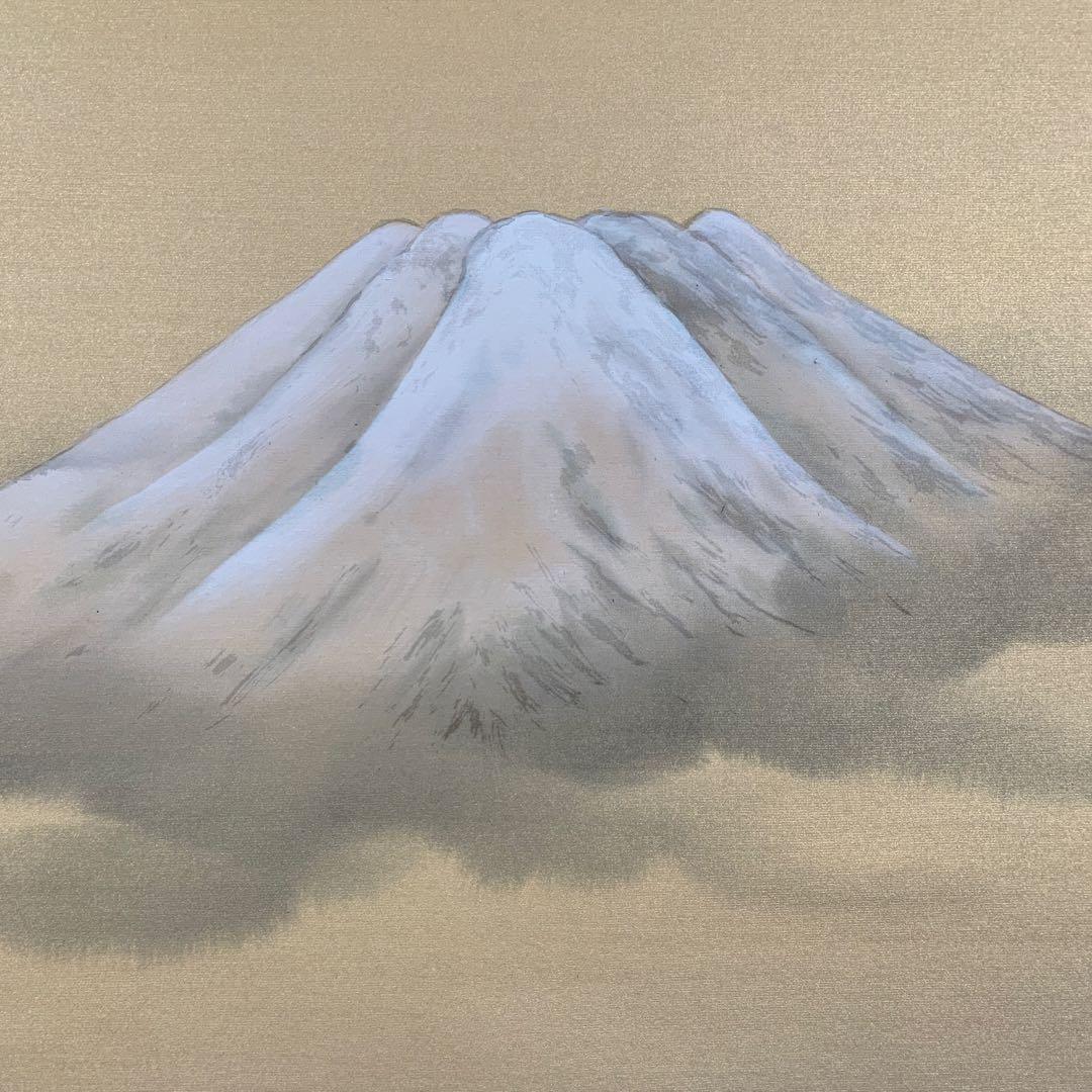 美品 掛け軸 国井幸雪作 金地 武者図 共箱 二重箱 縁起物 端午の節句