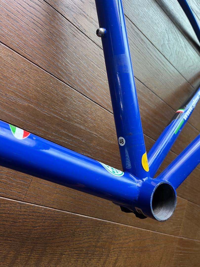 最終値下げGIOS AIRINE ロードバイクフレーム 48cm 青